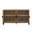 Armoire en bois polyvalente avec porte élégante Water Wave et nombreuses options de rangement-1677829496