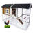 Tincher 33.2 Square Feet Chicken Coop with Chicken Run For Up To 6 Chickens