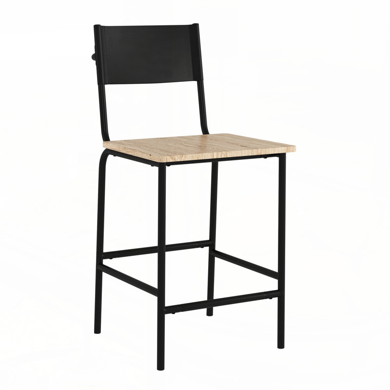 Tabouret, finition noire