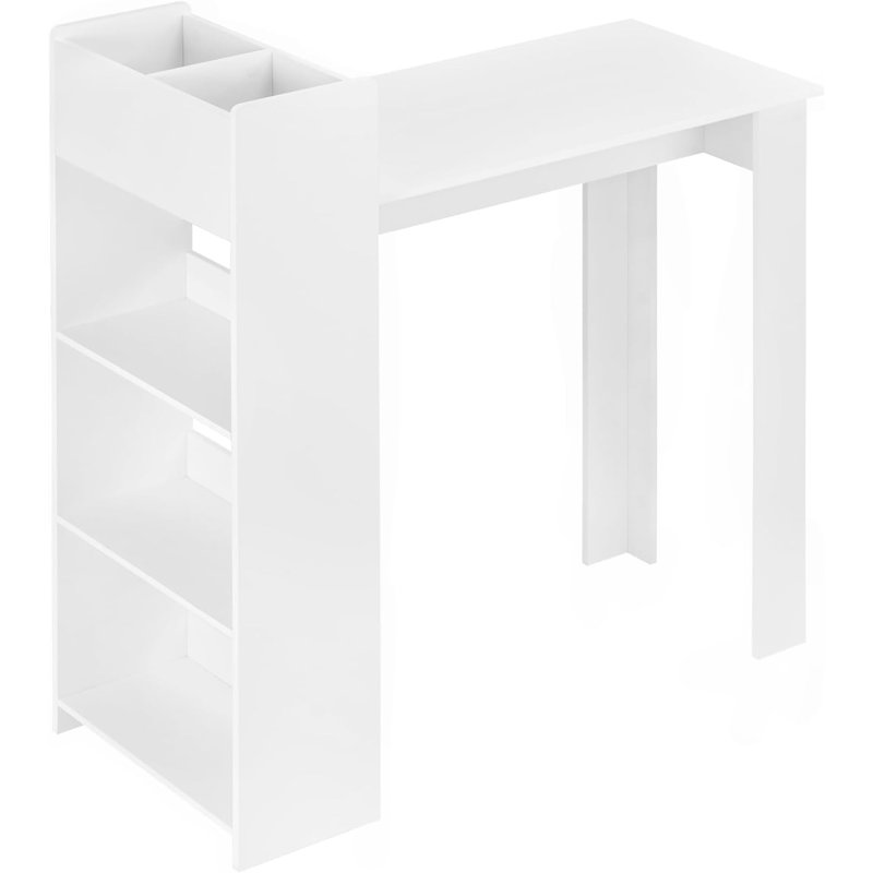 Plerre 107cm Wine Bar, White