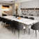 Rectangular Extendable Dining Table Up To 110'' with Sintered Stone Top for 8-12