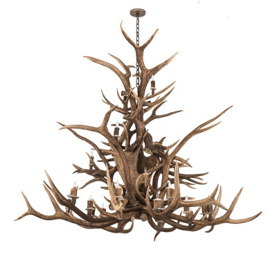 Rustic Lodge 24 - Light Chandelier