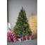 Grand sapin de Noël 6 pi avec 300 lumières DEL chaudes - 47 po x 47 po x 71 po - Vert