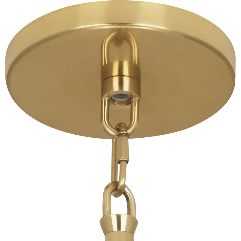 Decker 3 - Light Chandelier, Modern Brass, Raven Black