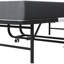 Lit pliant de 75 po x 46 po de large avec tête de lit réglable, matelas en mousse à mémoire de forme de 5 po, lit d'invité robuste sur roulettes pour les personnes de grande taille, cadre en métal de lit industriel spacieux et simple, installation f