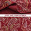 Ensemble de courtepointe 3 pièces à motif floral à motif cachemire Boho-122938635-122938634
