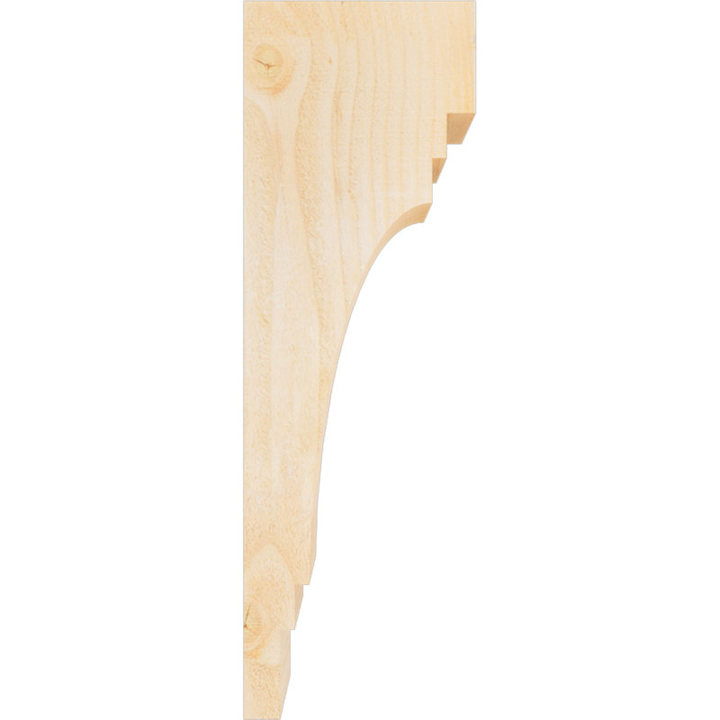 Corbeau Pescadero, H 24 po x l 4 po x P 8 po, Sapin de Douglas, Sciage brut