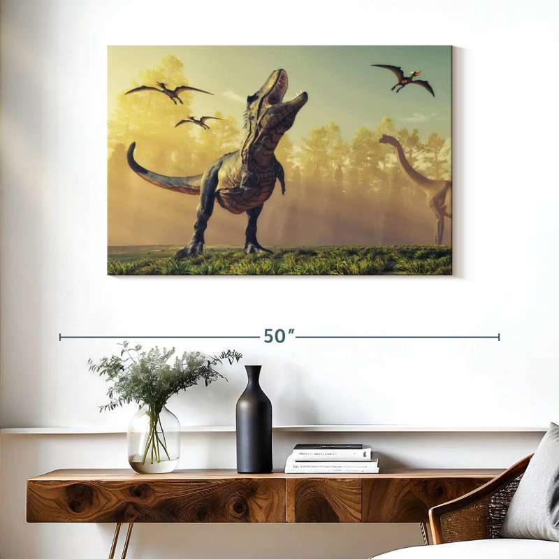 Brampt Dinosaur Park, 26" H x 39" W