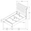 Grand lit tapissier Clemence Beige-1307414350