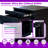 Modular Wine Bar Cabinet Buffet - 24-28-Bottle Storage
