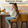 Kiliam Upholstered Swivel Counter & Bar Stool with Solid Wood Frame