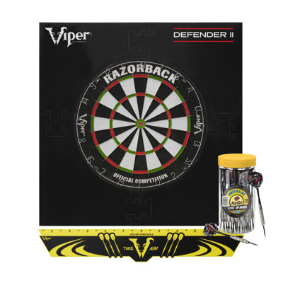 Jeu de fléchettes avec fléchettes razorback soies