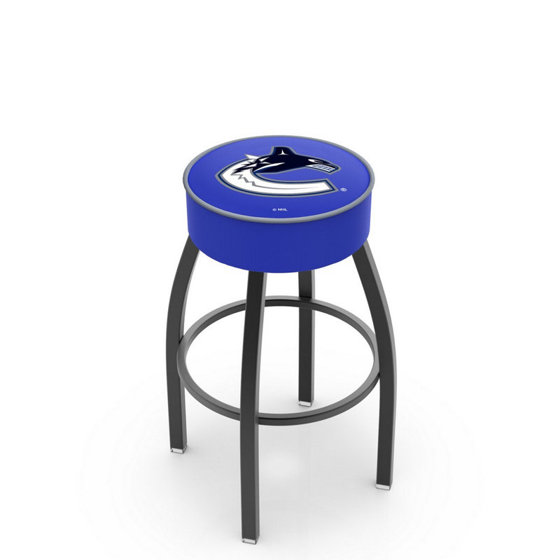 NHL Bar & Round Counter Stool, Vancouver Canucks, Bar Stool (30" Seat Height)