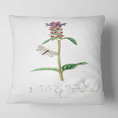 Floral Throw Pillow