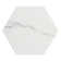 Porlan 8-in. x 9-in. Hexagon Marble Look Matte Porcelain Wall & Floor Tile
