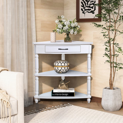 3-Tier End Corner Table, 33.8