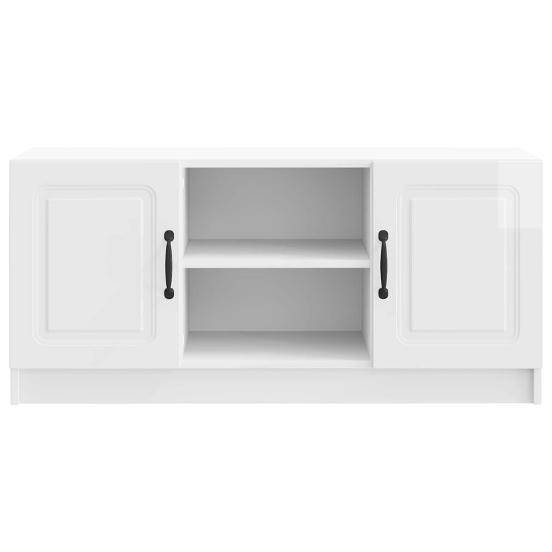 TV Stand, 47cm H x 102cm L x 34.5cm W, High Gloss White