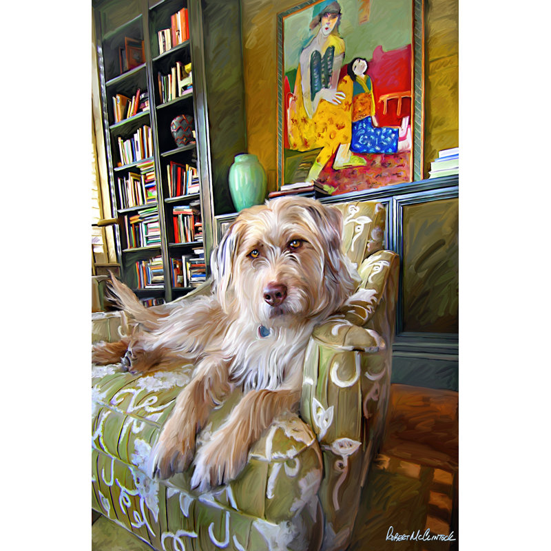 Living Large - Wrapped Canvas Painting, 46cm H x 30cm W