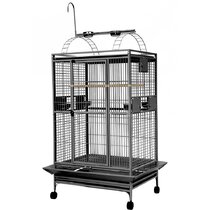 YML A1594 Bar Spacing Round Bird Cage, Brass, Large : : Pet  Supplies
