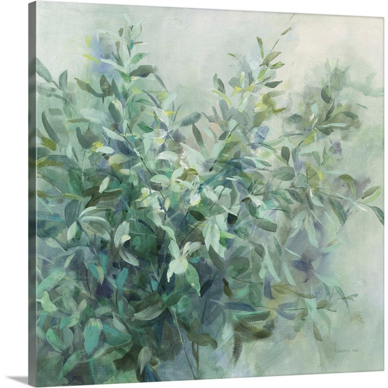 Bay Laurel par Danhui Nai - reproduction d'art sur toile, H 12 po x l 12 po x P 1,25 po, Toile tendue