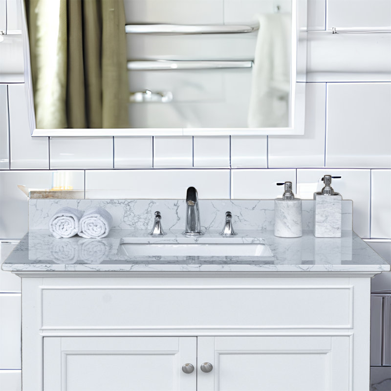 37'' Stone Bathroom Vanity Top with Sink