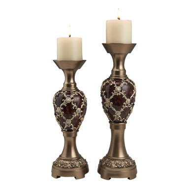 Bronze Candle Sticks – Set Of 2