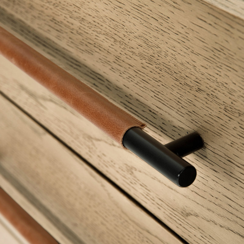 Rosedale 3 Drawer Dresser-Yucca Oak Veneer, Yucca Oak Veneer