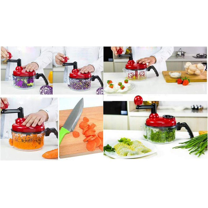 Hachoir robot culinaire à manivelle
