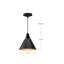 Luminaire suspendu conique à 1 lumière Archer-66310835