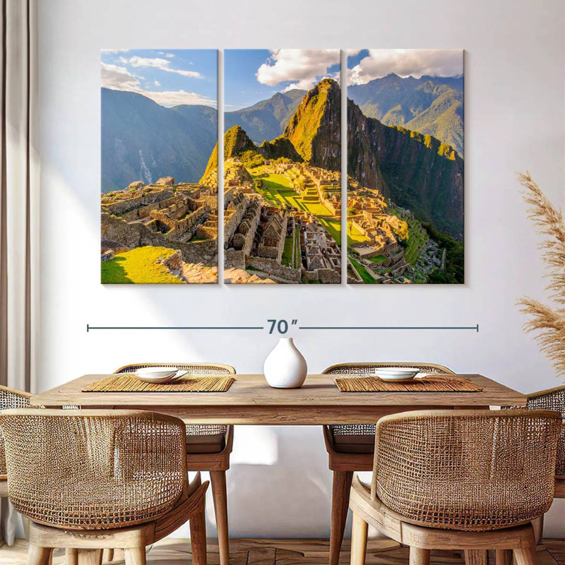 Lilie Sunlit Machu Picchu, 42" H x 65" W
