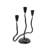 Cole and Grey Metal Black Decorative Candle Holder with Round Base-1022188846