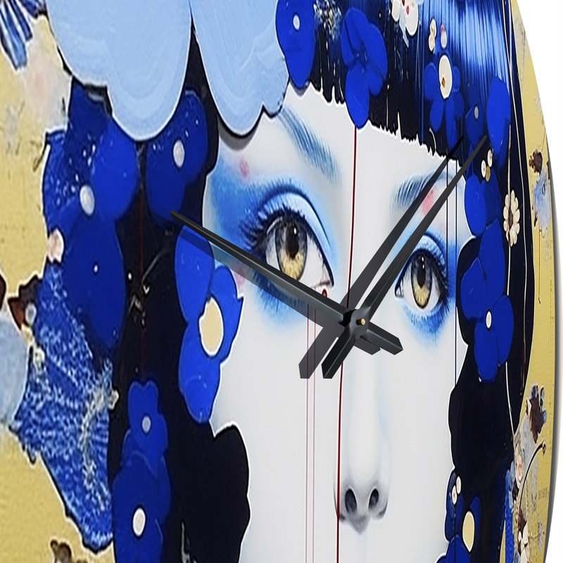 Horloge murale en métal, Très grand