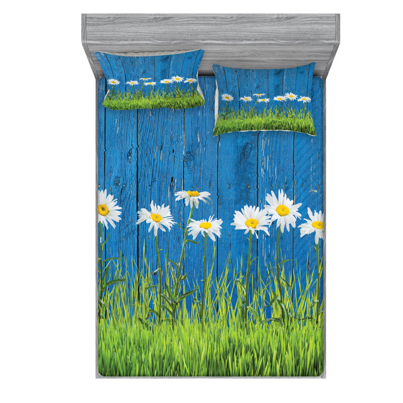 Microfiber Sheet Set, Full Sheet + Fitted Sheet + 2 Pillowcases