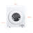 Magic Chef 2.6-Cu. Ft. Compact Electric Dryer in White