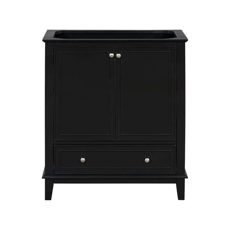 Base de meuble-lavabo simple 29,5 po seulement, Blanc
