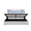 PU Leather Ottoman Bed, RGB LED Storage Headboard & USB-C Charging, European Double (140X200cm) & King (160X200cm) -23355351-23355344