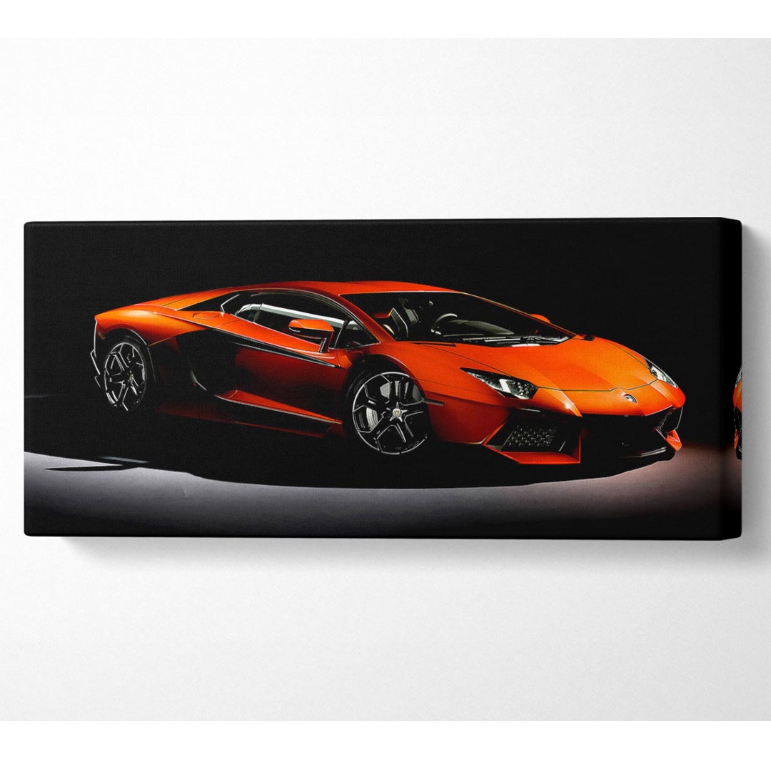 Lamborghini Aventador Orange - Kunstdrucke auf Leinwand