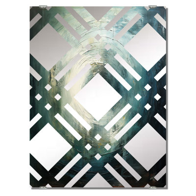 Rickisha - Abstract Spirals Wall Mirror Large MIR136045
