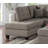 Modern Coffee Color 3Pcs Sectional Living Room Furniture Reversible Chaise Sofa And Ottoman Tufted Polyfiber Linen Like Fabric Cushion Couch Pillows-1741348803