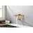 Modern Brass Pot Filler Faucet - Wall Mounted With Foldable Arm Brushed Gold Plating Smooth Water Delivery And Build Folding Structure-1723487001
