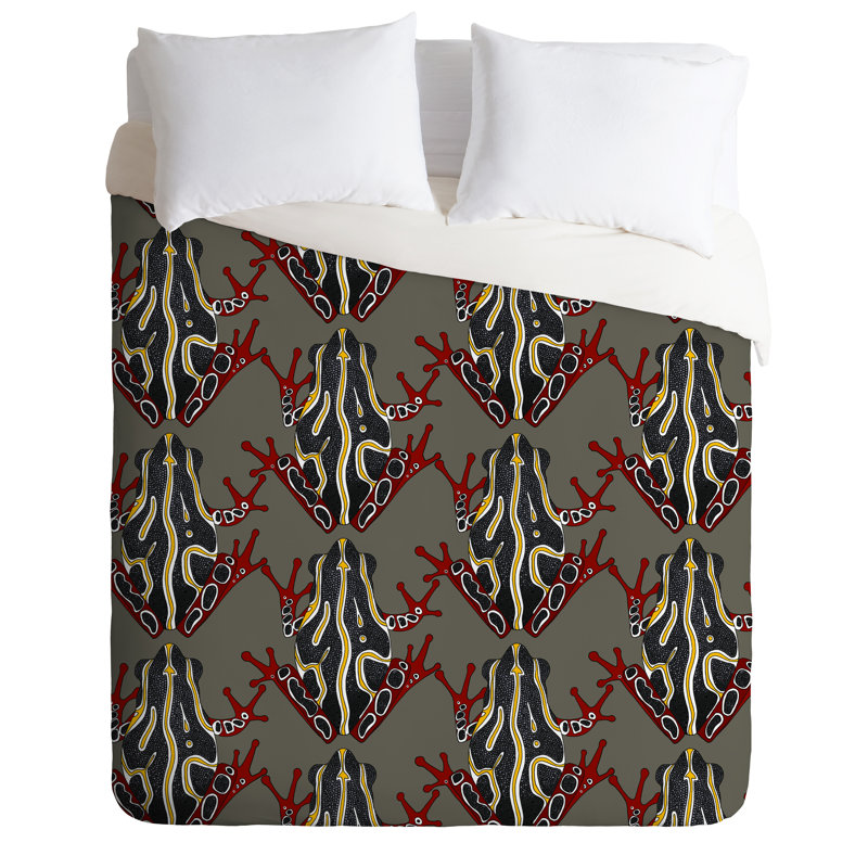Modern & Contemporary Polyester Duvet Cover, Twin Duvet Cover + 1 Standard Sham
