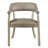 LUMERA Collection Tufted Arm Dining Chair Light Gray-667664905-667664904