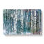 A Birch Tree Forest In Abstract - Wrapped Canvas-55299372