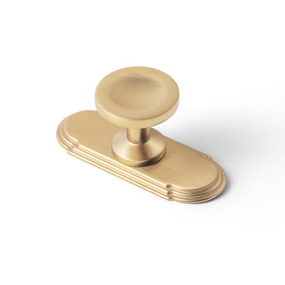 1.2" Diameter Circle Knob With Backplate(G014)