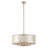 24-inch 6-Light Capiz Shell Drum Chandelier-182572051