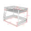 Bunk Bed Frame With Ladder And Guardrails-631526811-631526789