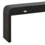 Console avec 2 grands tiroirs et poignées en métal, table d'entrée en bois-293986137