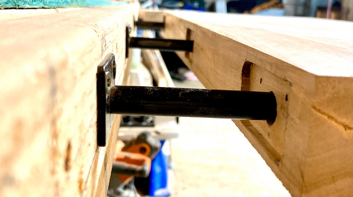 Custom Narrow Live Edge Spalted Maple Rustic Wood Floating Shelves|Ambrosia Maple Narrow Wood Wall Shelves