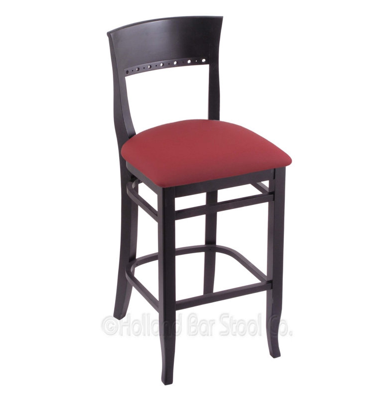 Tabouret 30 ", Noir, Charbon graphique, Tabouret de comptoir (siège d'une hauteur de 25 p