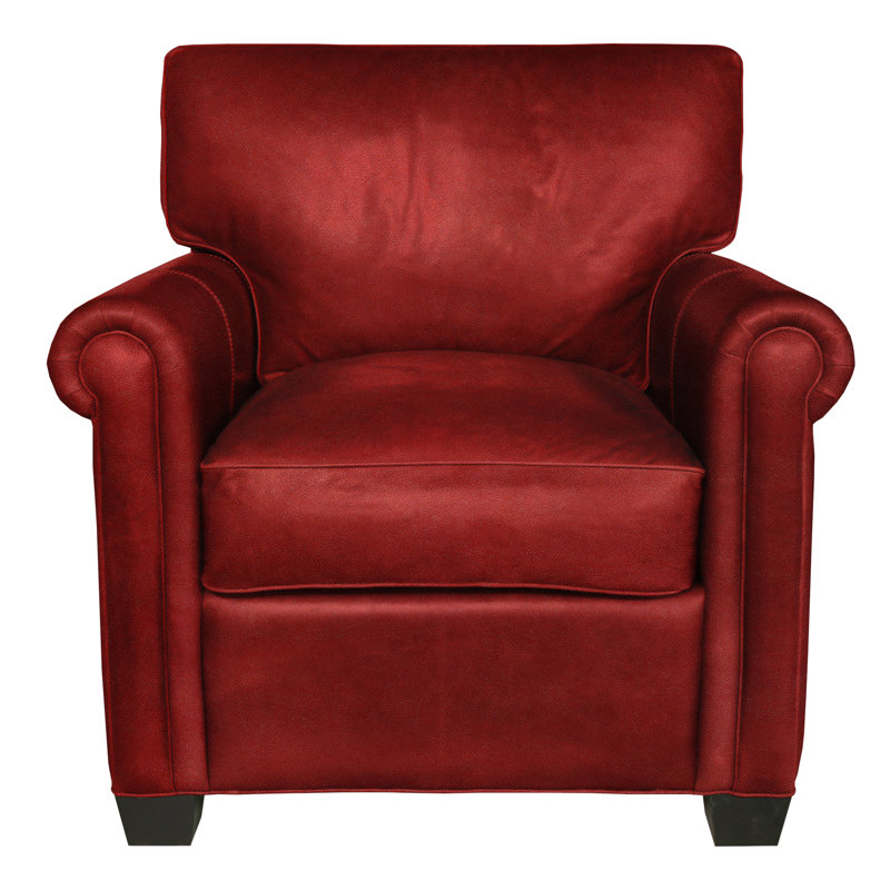 Bordeaux Leather Chair And A Half, Espresso, Amethyst (Cartier)
